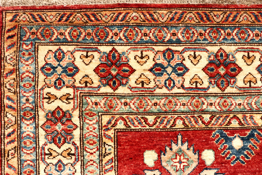 Firebrick Kazak 4' 8 x 6' 10 - No. 64952 - ALRUG Rug Store