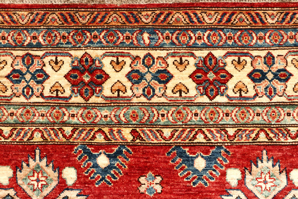 Firebrick Kazak 4' 8 x 6' 10 - No. 64952 - ALRUG Rug Store