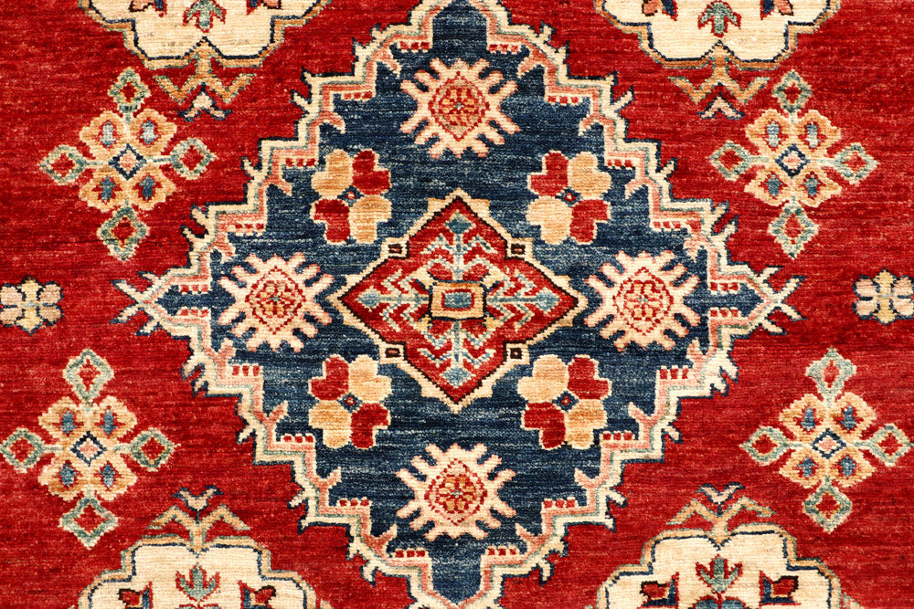 Firebrick Kazak 4' 8 x 6' 10 - No. 64952 - ALRUG Rug Store