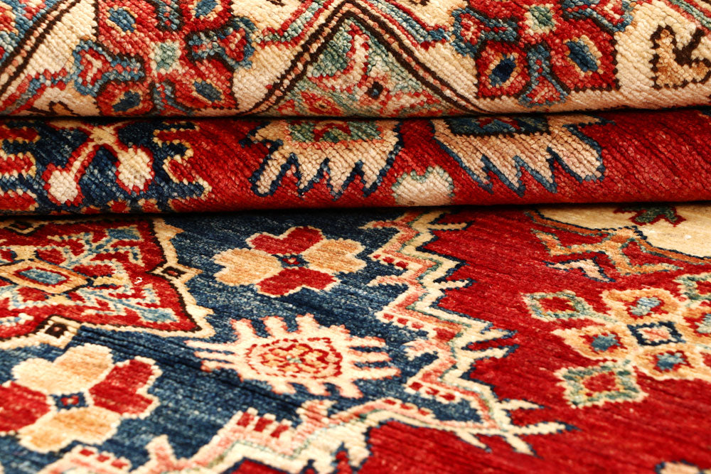 Firebrick Kazak 4' 8 x 6' 10 - No. 64952 - ALRUG Rug Store