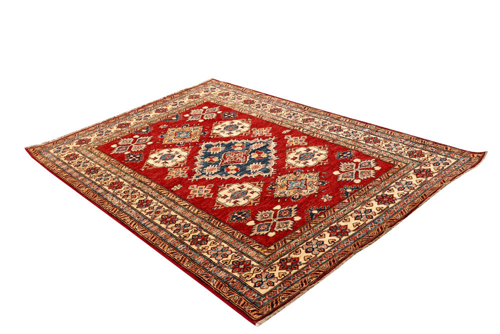 Firebrick Kazak 4' 8 x 6' 10 - No. 64952 - ALRUG Rug Store