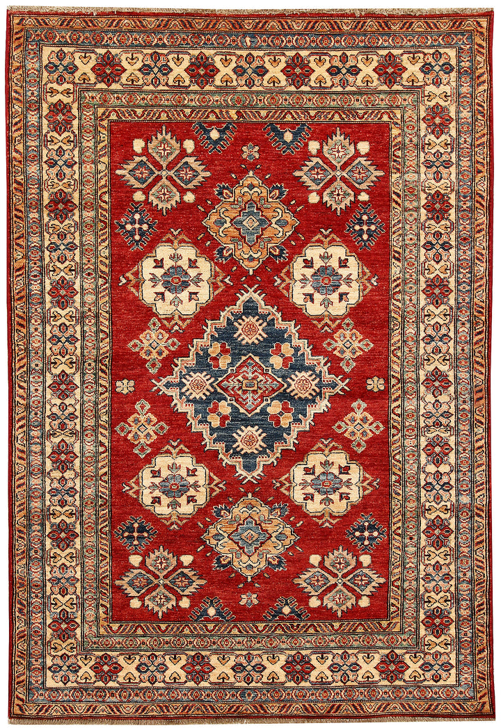 Firebrick Kazak 4' 8 x 6' 10 - No. 64952 - ALRUG Rug Store