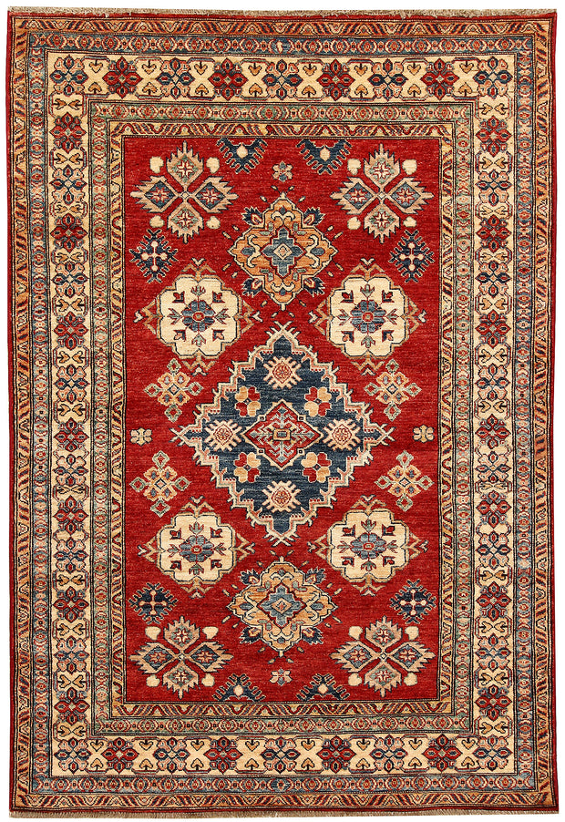 Firebrick Kazak 4' 8 x 6' 10 - No. 64952 - ALRUG Rug Store
