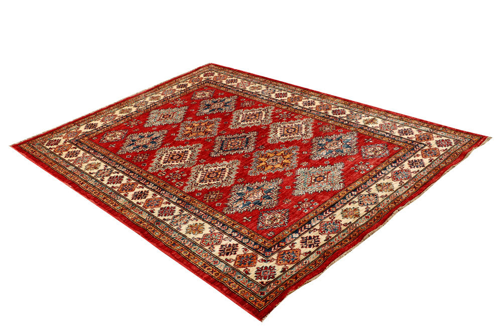 Firebrick Kazak 4' 11 x 6' 8 - No. 64953 - ALRUG Rug Store