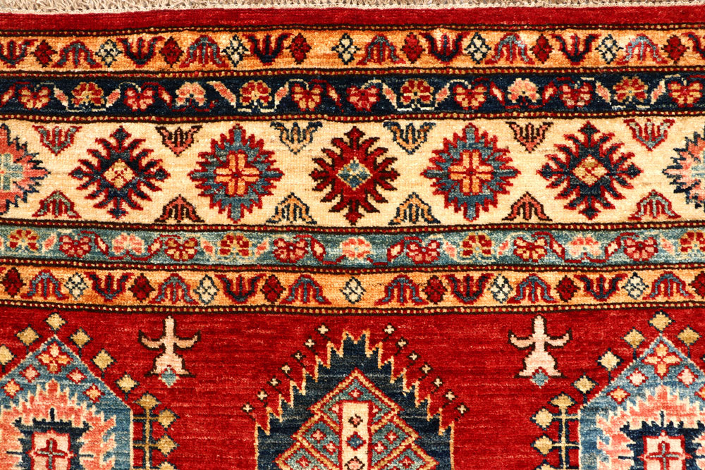 Dark Red Kazak 4' 11 x 6' 10 - No. 64954 - ALRUG Rug Store