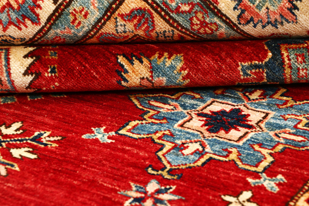 Dark Red Kazak 4' 11 x 6' 10 - No. 64954 - ALRUG Rug Store