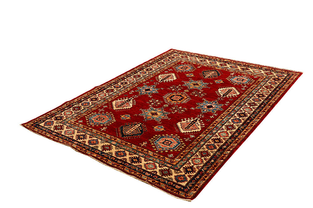 Dark Red Kazak 4' 11 x 6' 10 - No. 64954 - ALRUG Rug Store