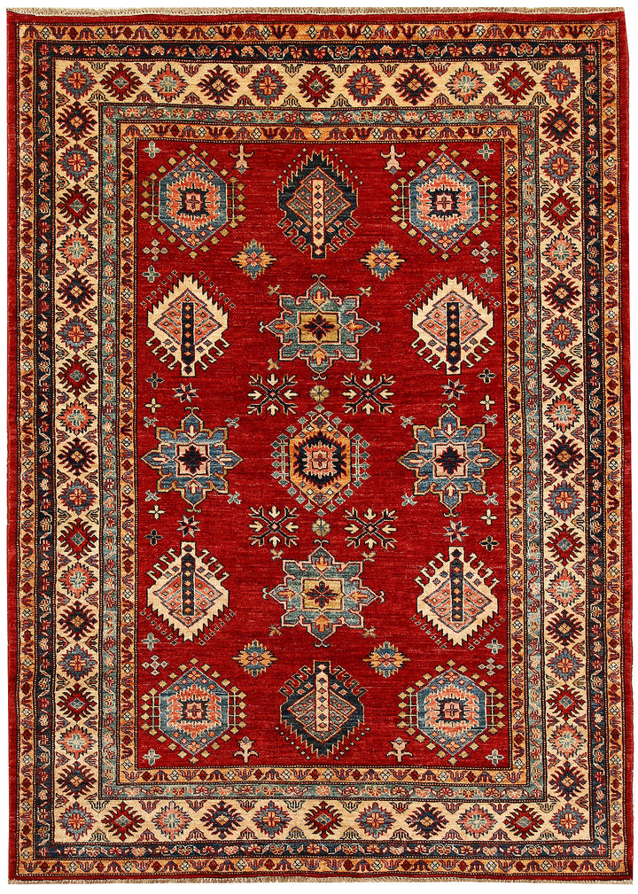 Dark Red Kazak 4' 11 x 6' 10 - No. 64954 - ALRUG Rug Store
