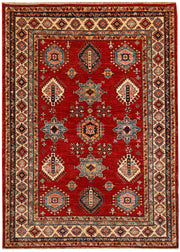 Dark Red Kazak 4' 11 x 6' 10 - No. 64954 - ALRUG Rug Store