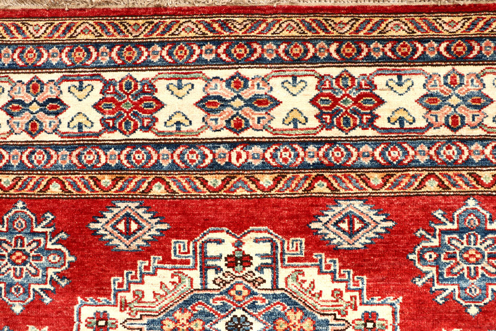 Firebrick Kazak 5' 2 x 6' 8 - No. 64955 - ALRUG Rug Store
