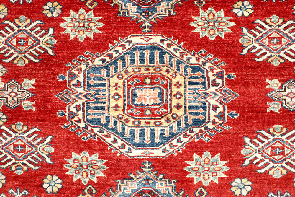 Firebrick Kazak 5' 2 x 6' 8 - No. 64955 - ALRUG Rug Store