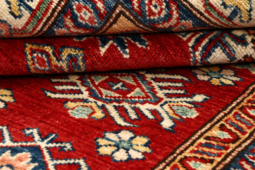 Firebrick Kazak 5' 2 x 6' 8 - No. 64955 - ALRUG Rug Store