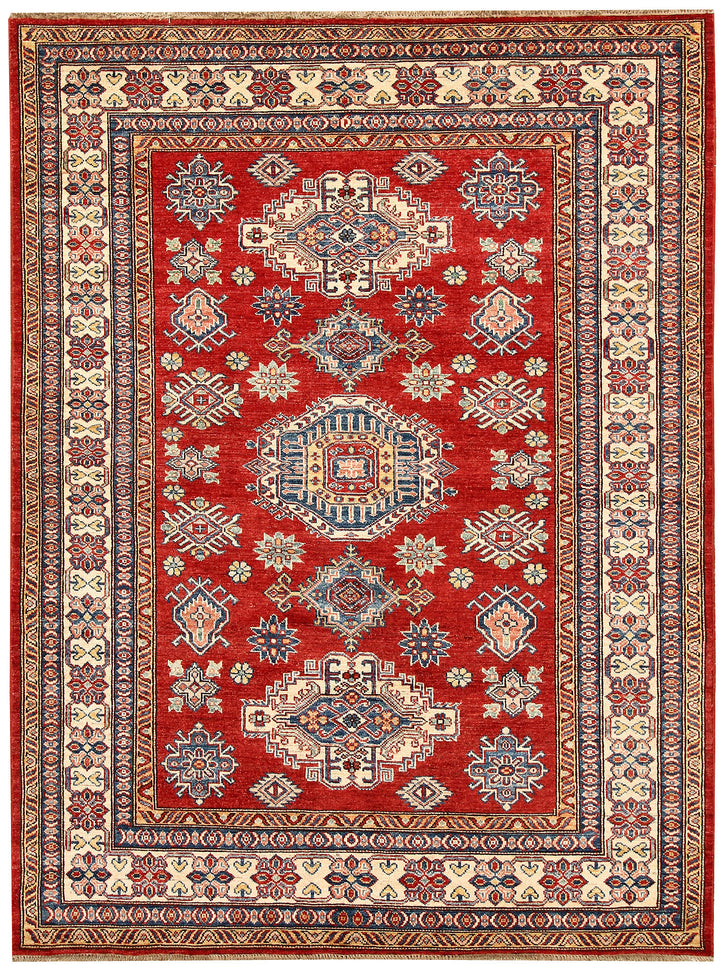 Firebrick Kazak 5' 2 x 6' 8 - No. 64955 - ALRUG Rug Store