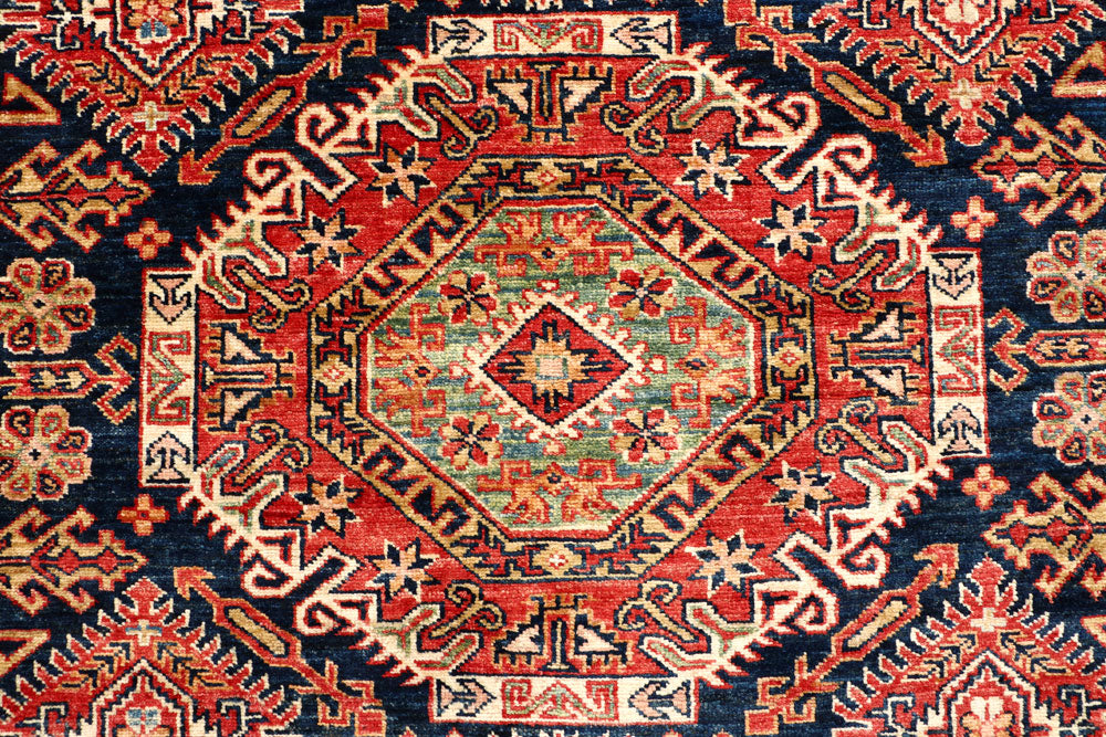 Dark Blue Kazak 5' 1 x 7' 8 - No. 64956 - ALRUG Rug Store