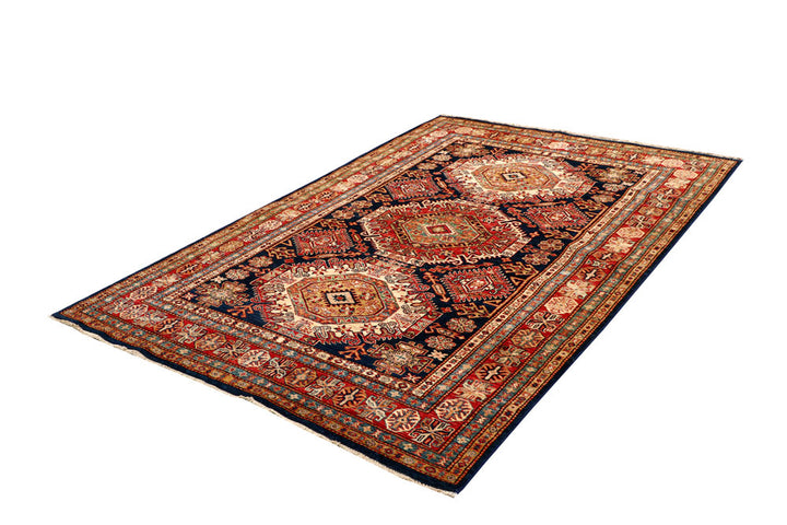 Dark Blue Kazak 5' 1 x 7' 8 - No. 64956 - ALRUG Rug Store