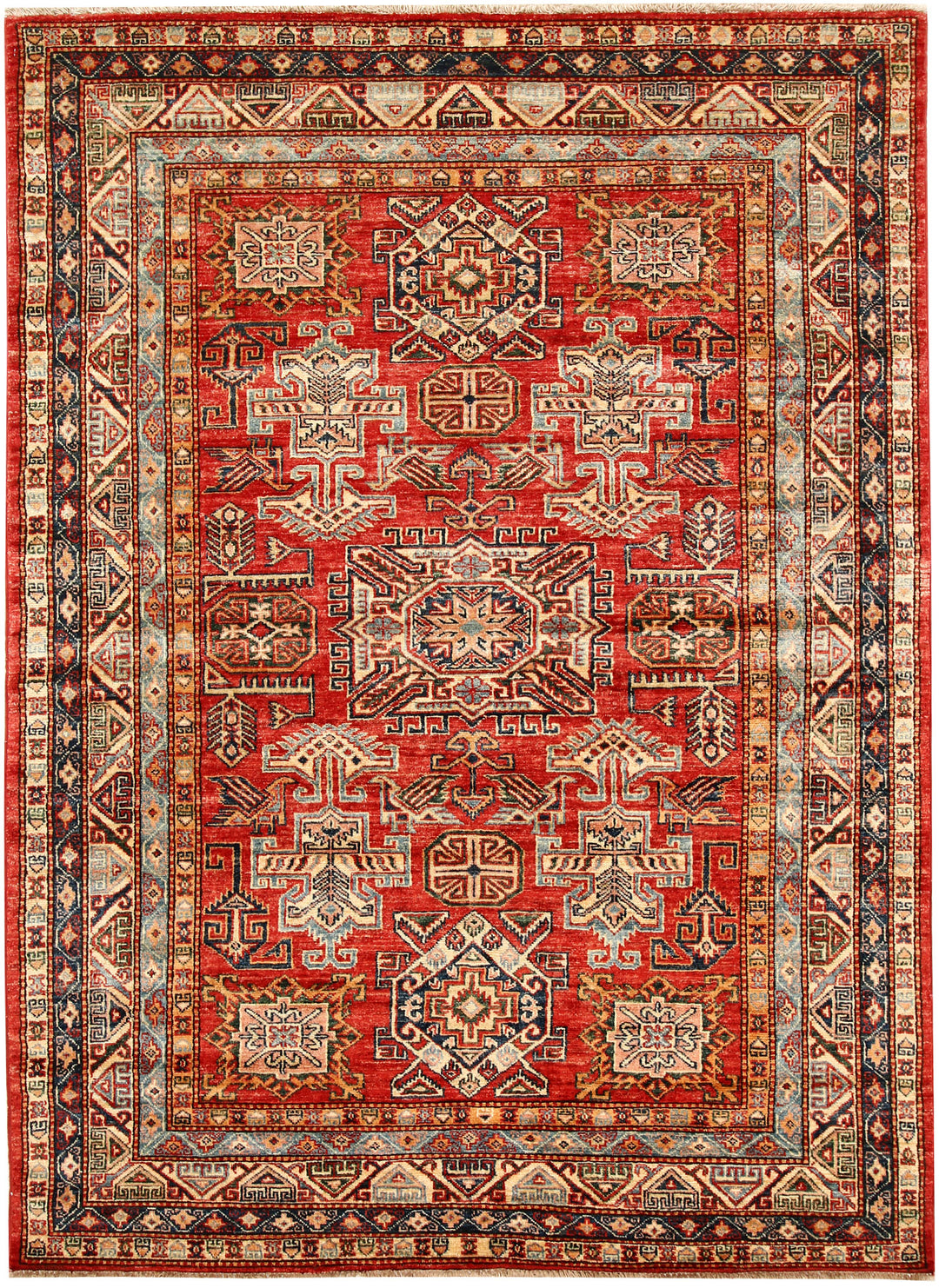 Firebrick Kazak 5' x 6' 9 - No. 64957 - ALRUG Rug Store