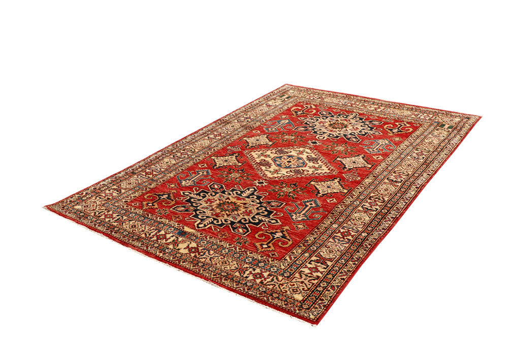 Firebrick Kazak 4' 10 x 7' 2 - No. 64958 - ALRUG Rug Store