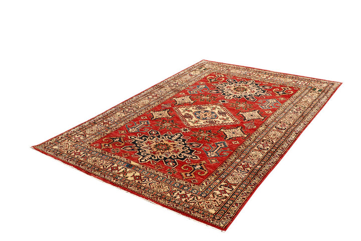 Firebrick Kazak 4' 10 x 7' 2 - No. 64958 - ALRUG Rug Store
