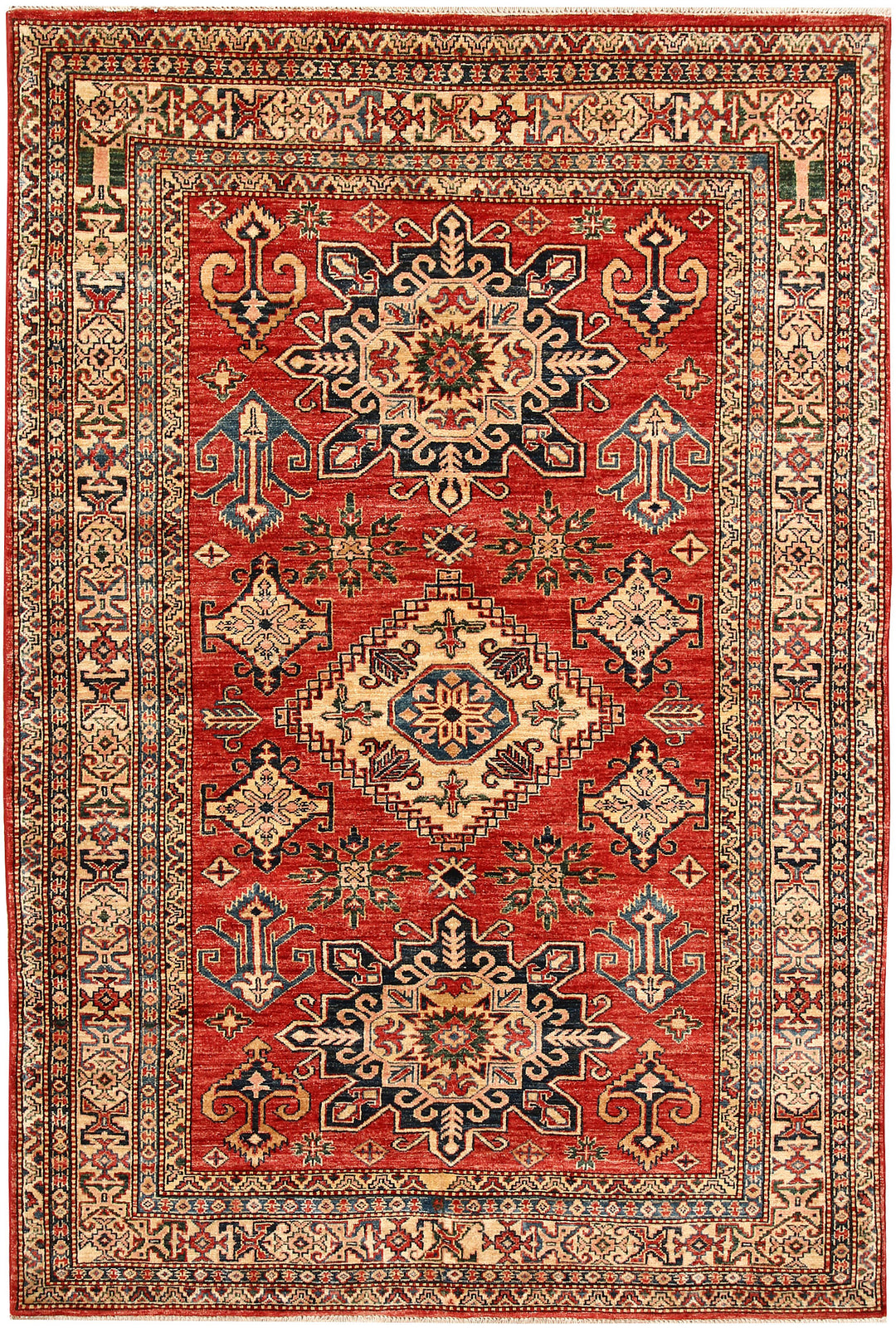 Firebrick Kazak 4' 10 x 7' 2 - No. 64958 - ALRUG Rug Store