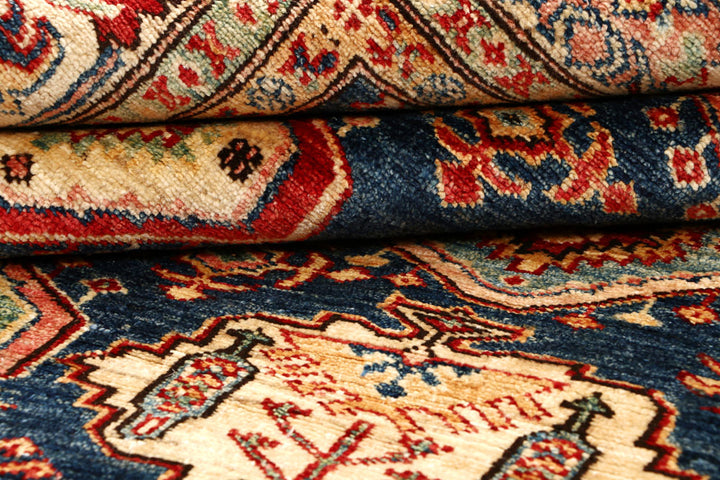 Dark Blue Kazak 4' 8 x 6' 3 - No. 64960 - ALRUG Rug Store