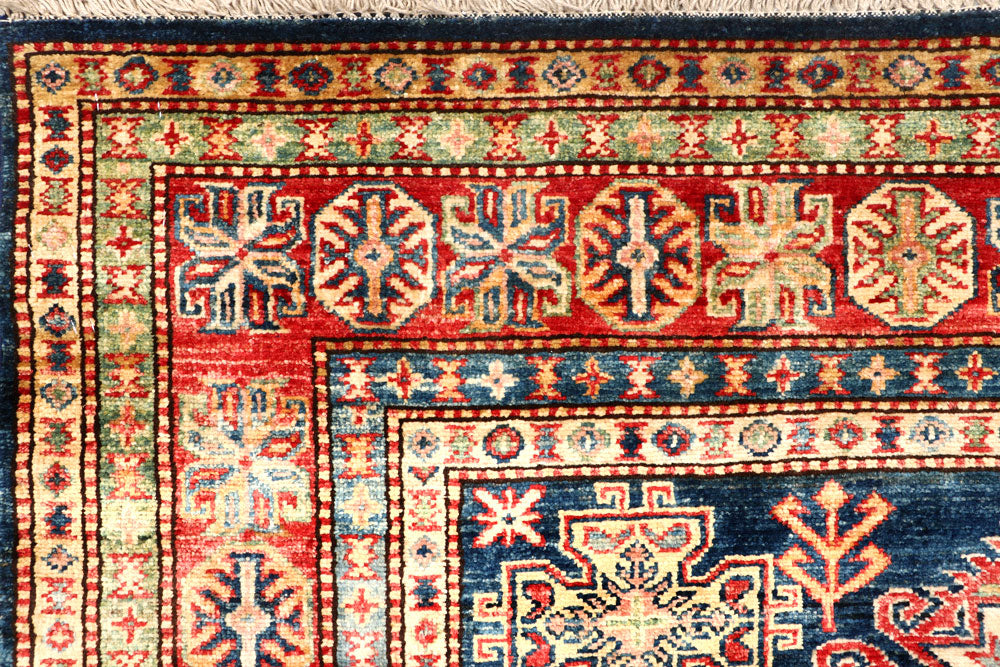 Dark Blue Kazak 5' x 7' 3 - No. 64962 - ALRUG Rug Store