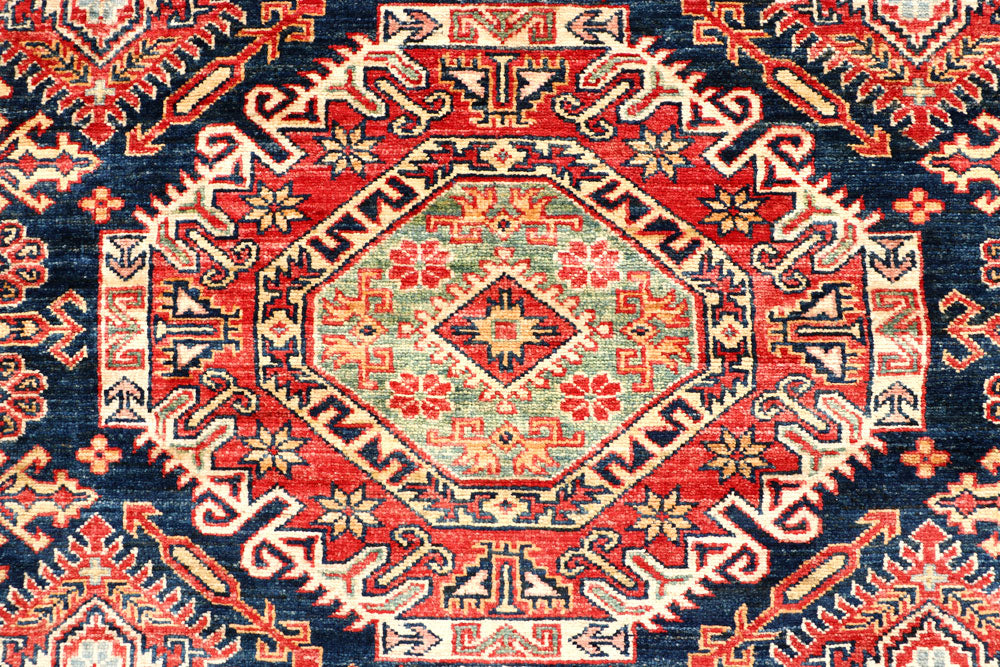 Dark Blue Kazak 5' x 7' 3 - No. 64962 - ALRUG Rug Store