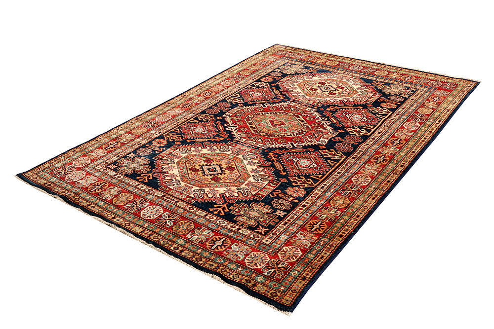 Dark Blue Kazak 5' x 7' 3 - No. 64962 - ALRUG Rug Store