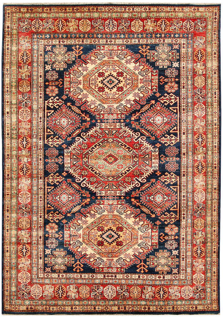 Dark Blue Kazak 5' x 7' 3 - No. 64962 - ALRUG Rug Store