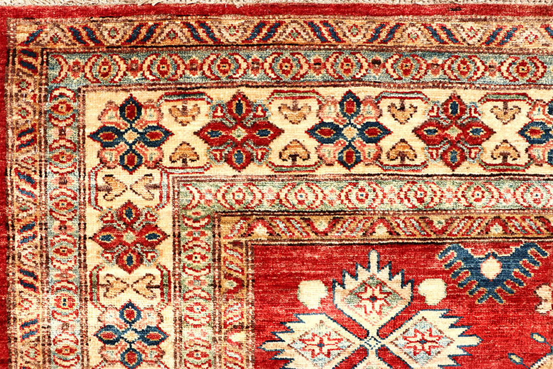 Firebrick Kazak 4'  11" x 7'  1" - No. QA14683