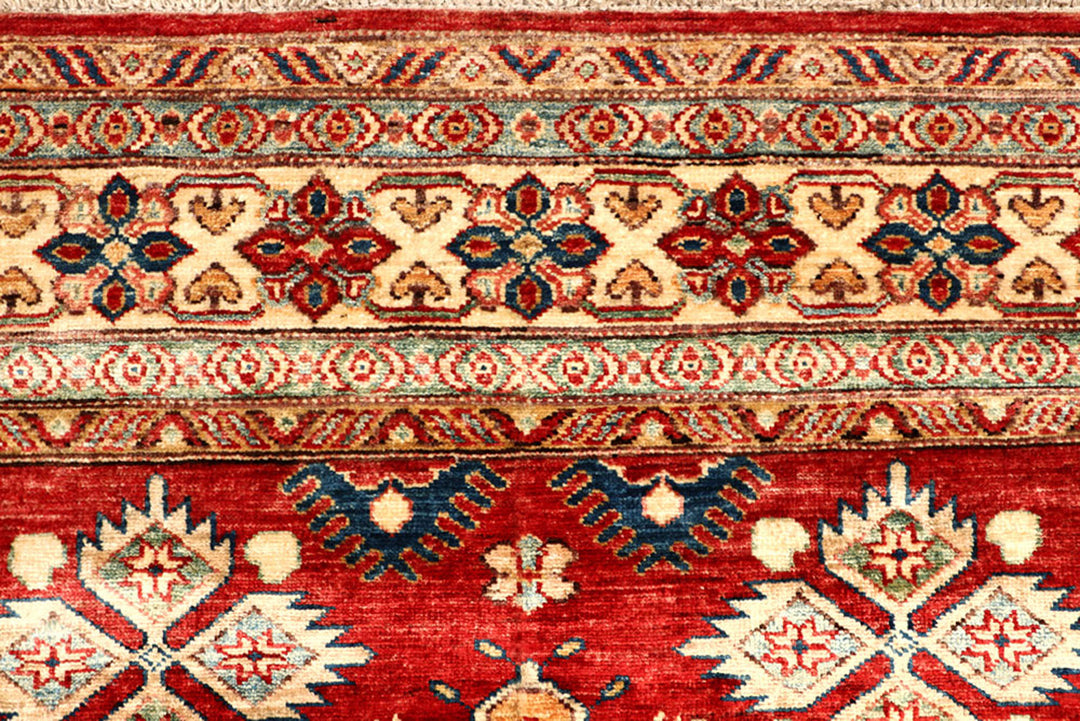 Firebrick Kazak 4'  11" x 7'  1" - No. QA14683