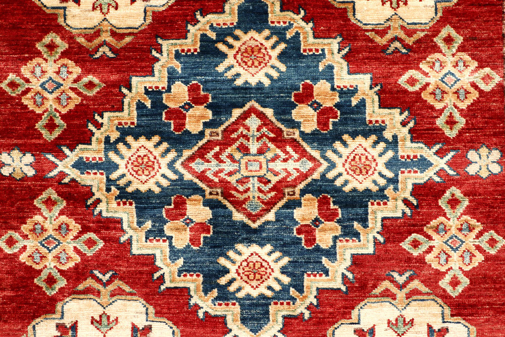 Firebrick Kazak 4' 11 x 7' 1 - No. 64963 - ALRUG Rug Store