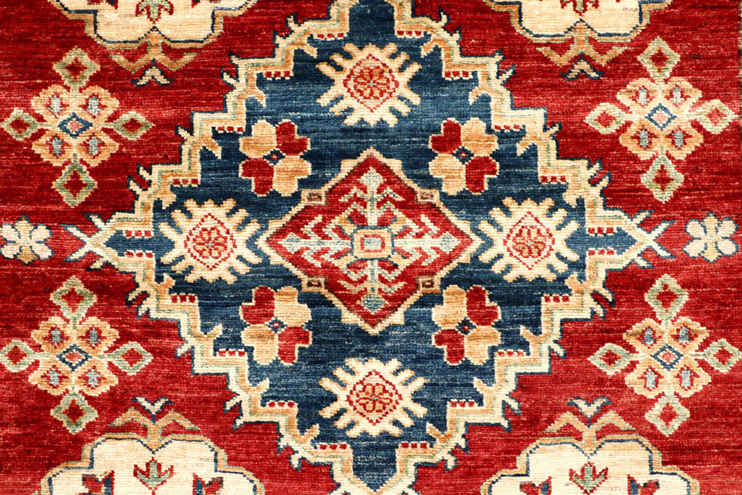 Firebrick Kazak 4'  11" x 7'  1" - No. QA14683