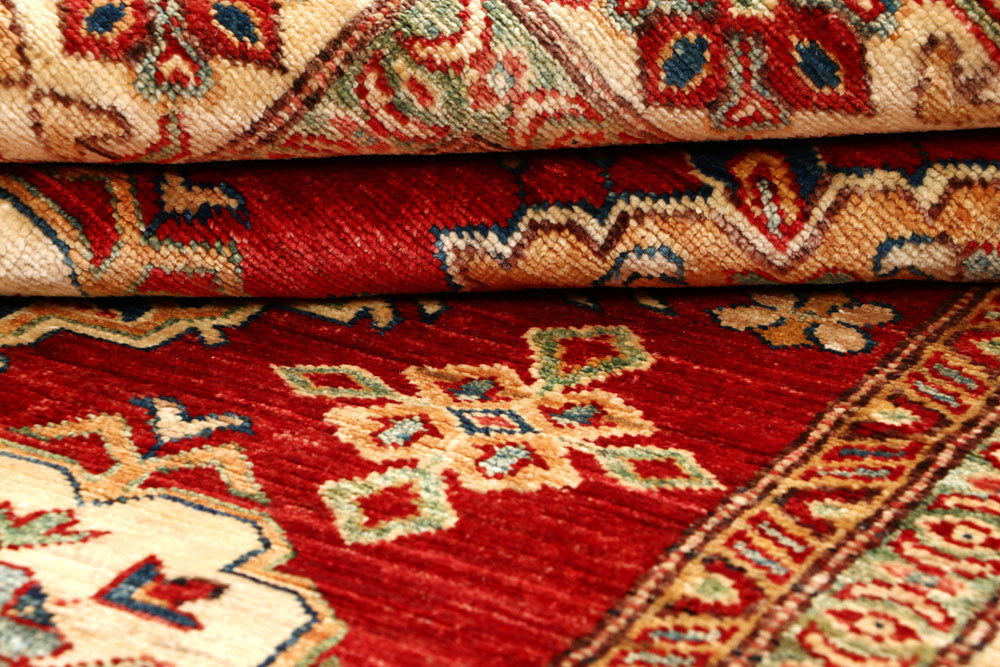 Firebrick Kazak 4' 11 x 7' 1 - No. 64963 - ALRUG Rug Store