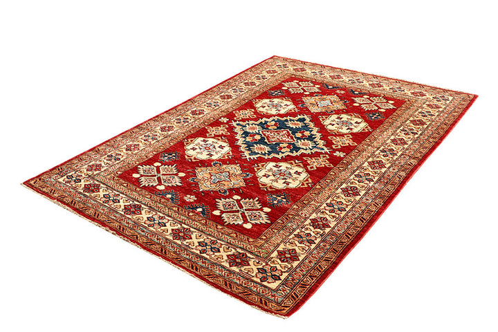 Firebrick Kazak 4'  11" x 7'  1" - No. QA14683