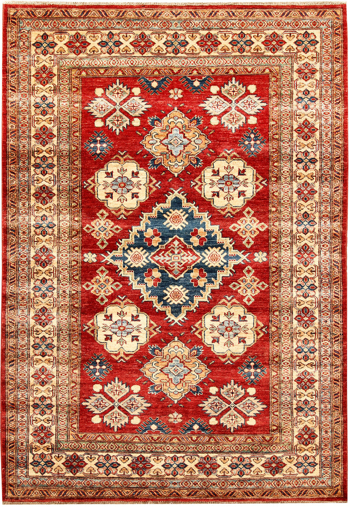 Firebrick Kazak 4'  11" x 7'  1" - No. QA14683