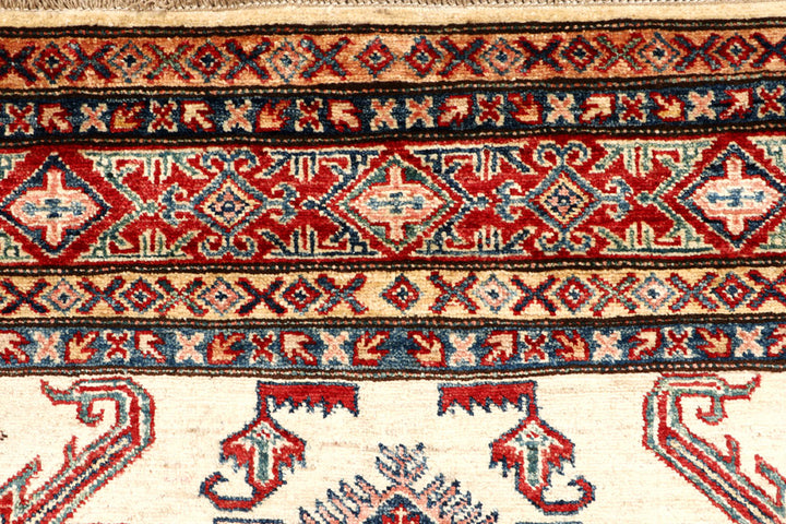 Blanched Almond Kazak 4' 8 x 6' 4 - No. 64964 - ALRUG Rug Store