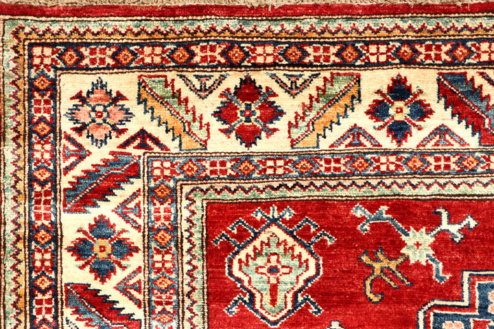 Firebrick Kazak 5' 1 x 7' 3 - No. 64965 - ALRUG Rug Store