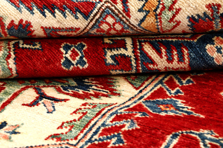 Firebrick Kazak 5' 1 x 7' 3 - No. 64965 - ALRUG Rug Store