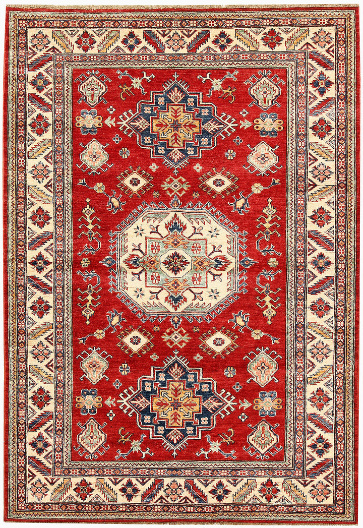 Firebrick Kazak 5' 1 x 7' 3 - No. 64965 - ALRUG Rug Store
