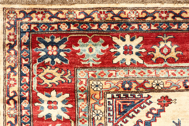 Blanched Almond Kazak 4' 11 x 6' 4 - No. 64966 - ALRUG Rug Store