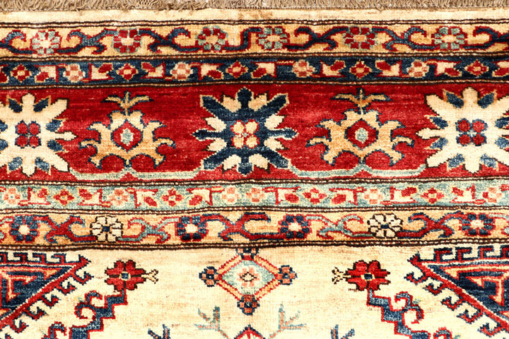 Blanched Almond Kazak 4'  11" x 6'  4" - No. QA93074