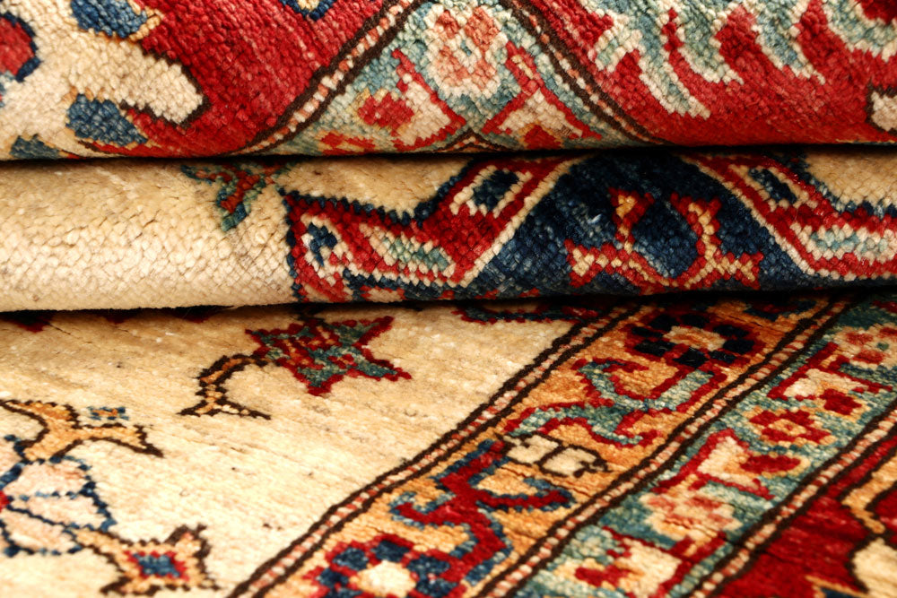 Blanched Almond Kazak 4' 11 x 6' 4 - No. 64966 - ALRUG Rug Store