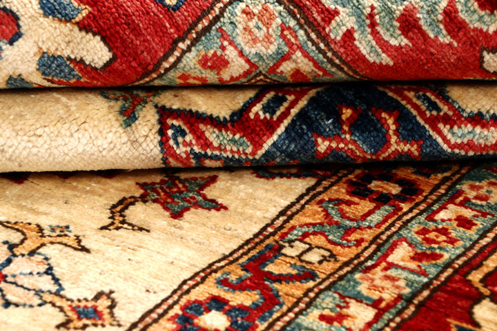 Blanched Almond Kazak 4' 11 x 6' 4 - No. 64966 - ALRUG Rug Store