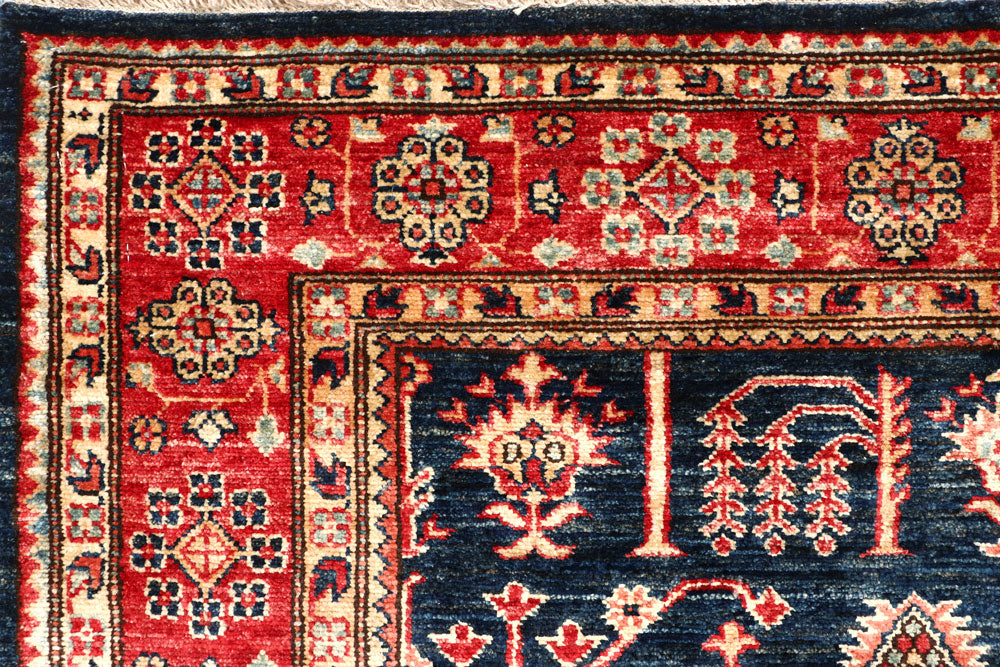 Dark Blue Kazak 5' 4 x 7' 11 - No. 64967 - ALRUG Rug Store