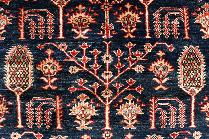 Dark Blue Kazak 5' 4 x 7' 11 - No. 64967 - ALRUG Rug Store