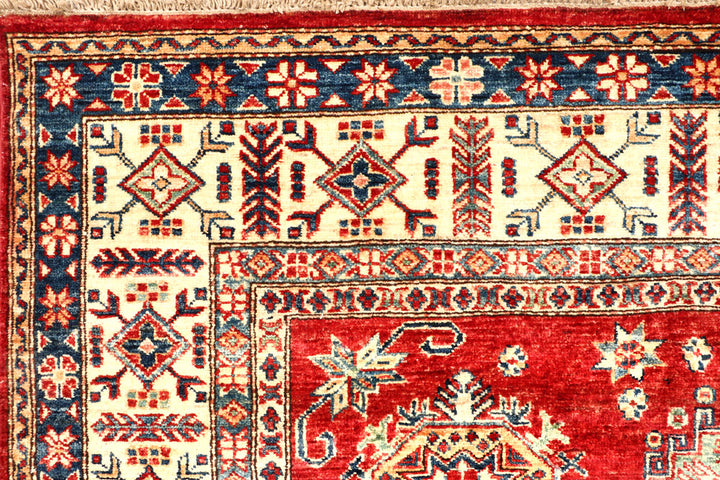 Firebrick Kazak 5' 7 x 8' - No. 64968 - ALRUG Rug Store