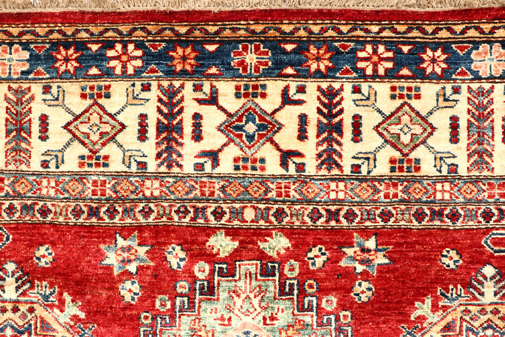 Firebrick Kazak 5' 7 x 8' - No. 64968 - ALRUG Rug Store