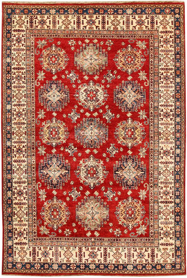 Firebrick Kazak 5' 7 x 8' - No. 64968 - ALRUG Rug Store