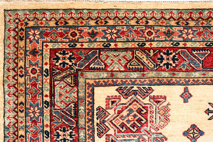 Blanched Almond Kazak 5' 4 x 8' - No. 64969 - ALRUG Rug Store