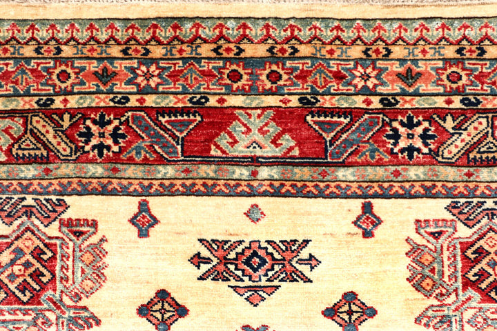 Blanched Almond Kazak 5' 4 x 8' - No. 64969 - ALRUG Rug Store